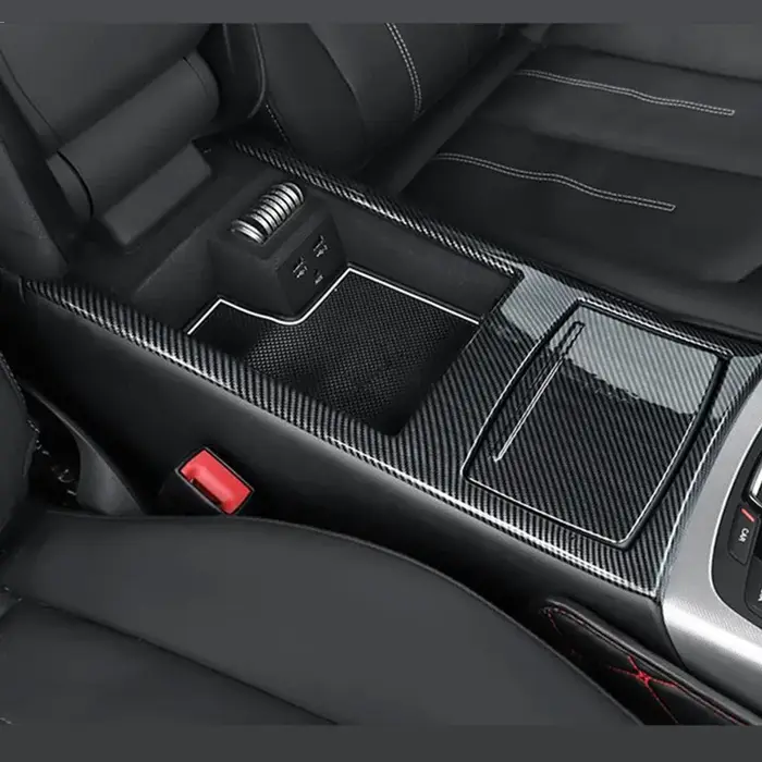 Boîte d'accoudoir de console de voiture, couvercle de panneau de gobelet à eau, garniture de documen