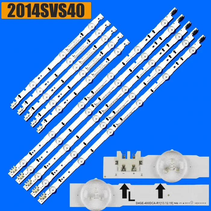 Bande de rétro-éclairage LED pour UE40J5100AW UE40H5000AK UE40H6400 UE40J5100 D4GE-400DCA-R1 D4GE-40