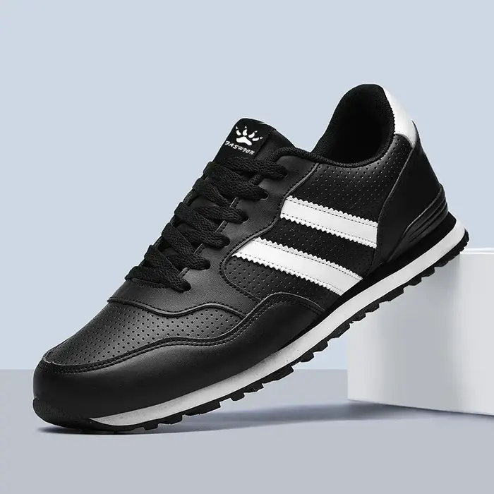 Chaussures de course classiques pour hommes, baskets légères en cuir suédé, chaussures de Sport de p