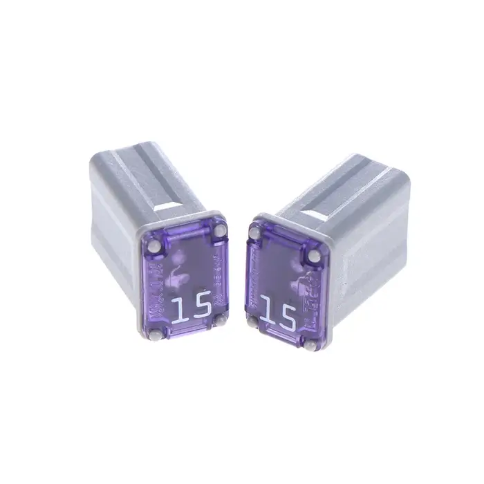 2 pièces Micro cartouche fusibles Mini fusible rectangulaire PEC automobile voiture fusible J 15A 20