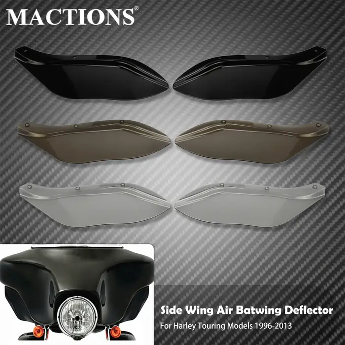 Moto Batwing déflecteur d'air carénage pare-brise latéral en plastique pour Harley Touring Street Gl