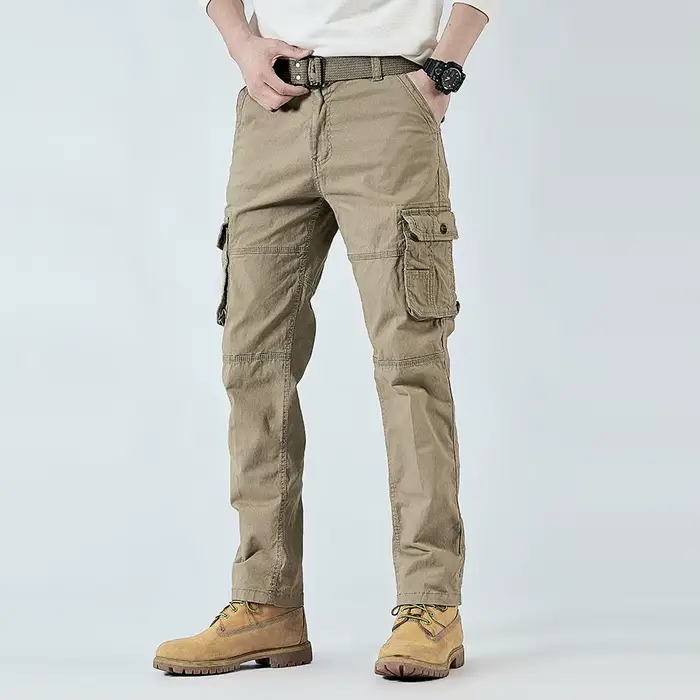 Pantalon tactique chasse 2026 stretch coton droit - Militaire outdoor pêche camping travail