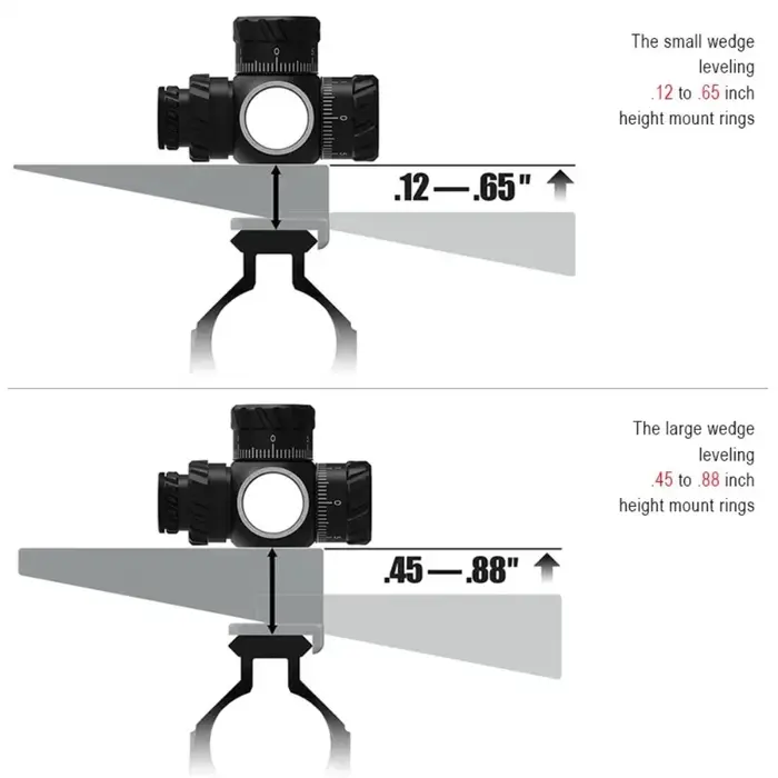 Niveleur Vertical optique tactique en aluminium