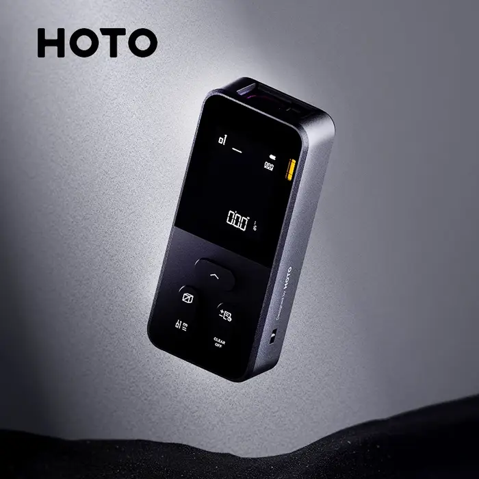 Télémètre à ruban numérique laser, mesure laser, 35%, 7 modes, distance de mesure 50m, écran HD 2 po