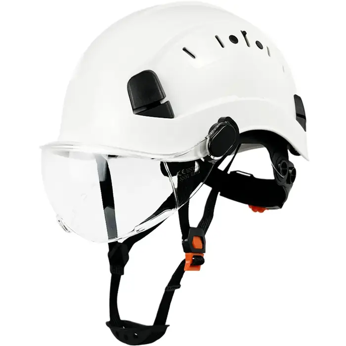 Casque de sécurité de Construction CE avec lunettes visière ABS casque ANSI travail industriel Prote
