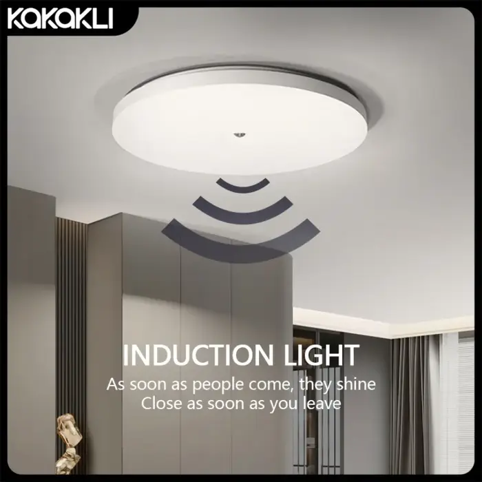 Détecteur de mouvement LED plafonnier humain infrarouge détection lumière porche couloir escalier ba
