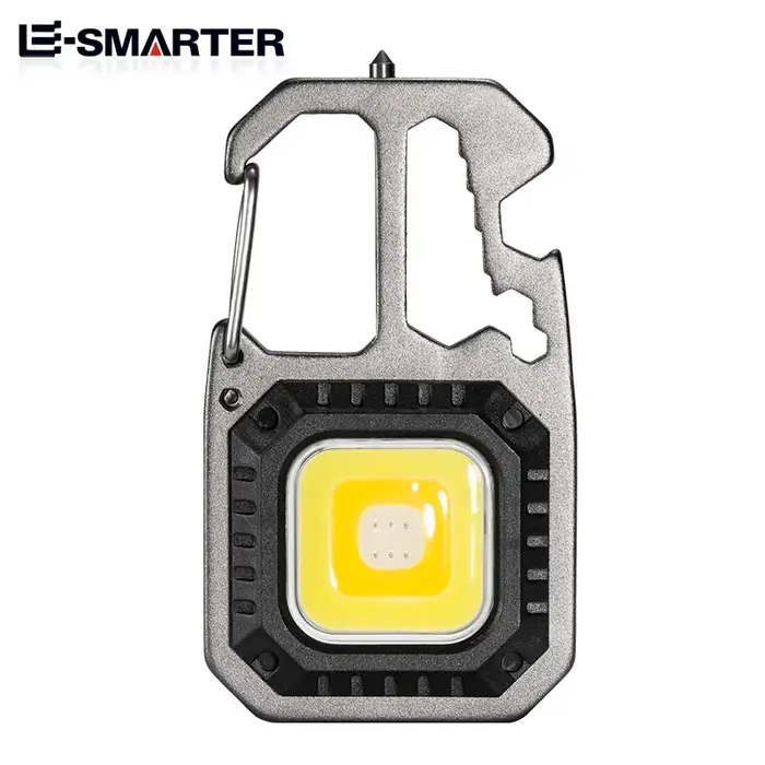 Mini lampe de poche LED Rechargeable, porte-clés, tournevis, clé, lampe de poche Portable, lampe à f