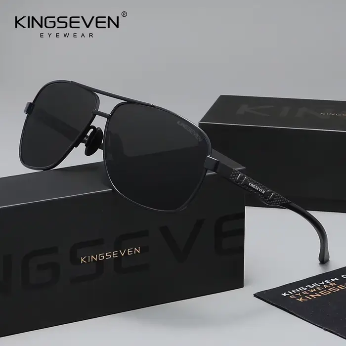 KINGSEVEN – lunettes de soleil classiques pour hommes et femmes, polarisées UV400, rétro, à la mode,