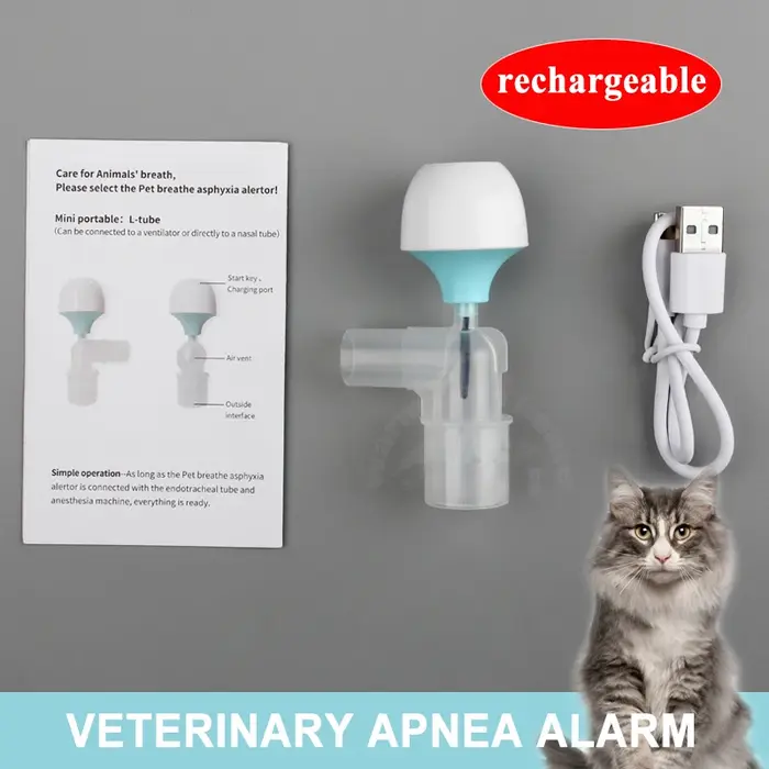 Moniteur d'alarme d'apnée respiratoire vétérinaire Rechargeable