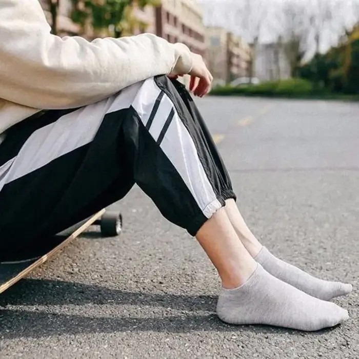 Chaussettes bateau homme 5 paires noires professionnelles - Confort et respirabilité pour chasseurs élégants