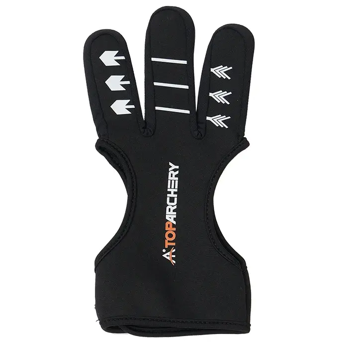Gant de tir à l'arc à trois doigts, gants de tir, languette de doigt pour hommes, femmes, adultes, j