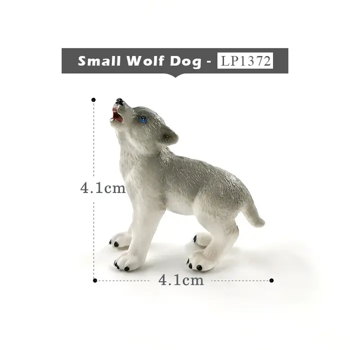 Figurines d'animaux (Dragon de Komodo, Lézard, Loup, Chien, Chat, Paresseux, Oiseau, Renard) – Décor