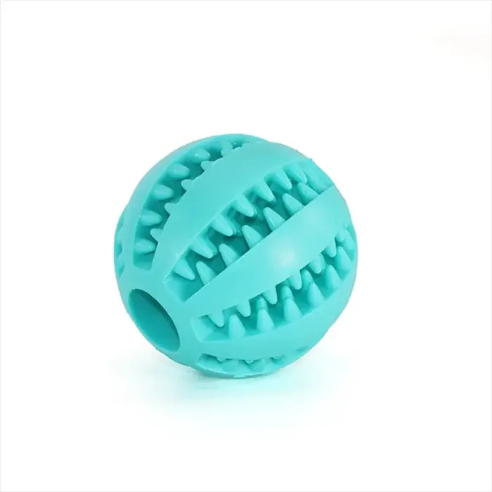 Jouets en caoutchouc naturel pour animaux de compagnie, jouets à mâcher pour chiens, boule de friand