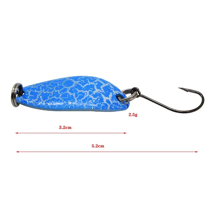 20 couleurs 3g métal leurre de pêche cuillère appât spinner appât leurre japon pesca truite brochet 