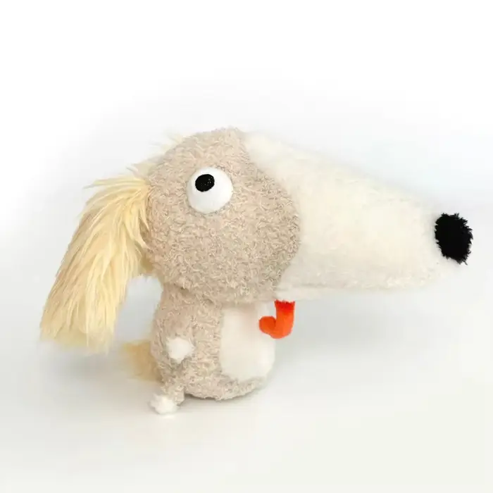 Jouets en peluche doux pour chiens en forme de pistolet de 20 cm, chiots adorables, Beagle, Teckel, 