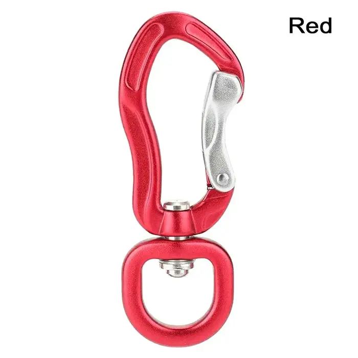 Accessoires en forme de D, cadenas de sécurité en aluminium, crochets à clés pour l'escalade, équipe