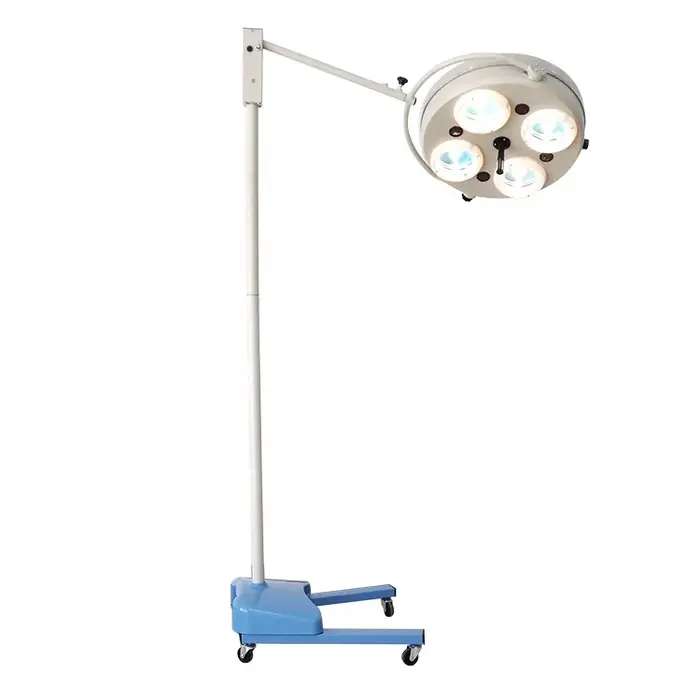 Lampe d'opération LED sans ombre sur pied mobile portable pour équipement médical hospitalier