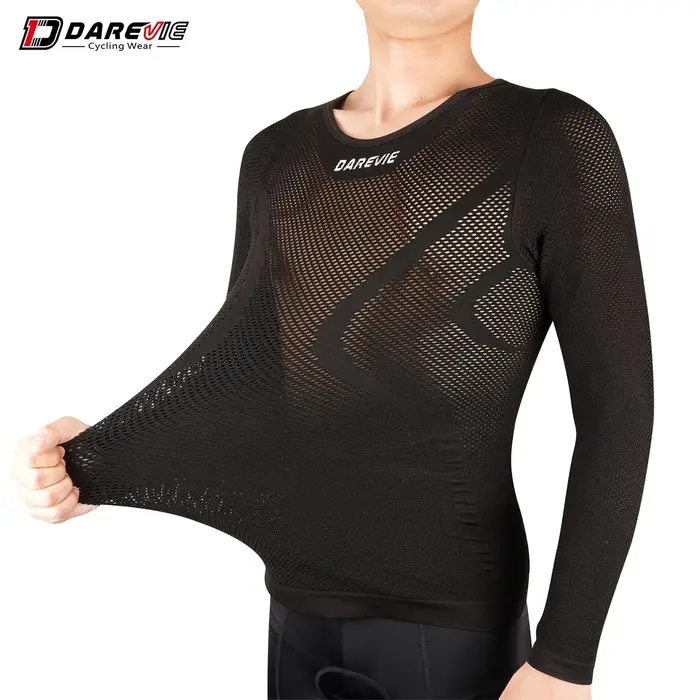 DAREVIE Base de cyclisme Laye Compression sans couture 2023 sous-vêtements à manches longues respirant de haute qualité