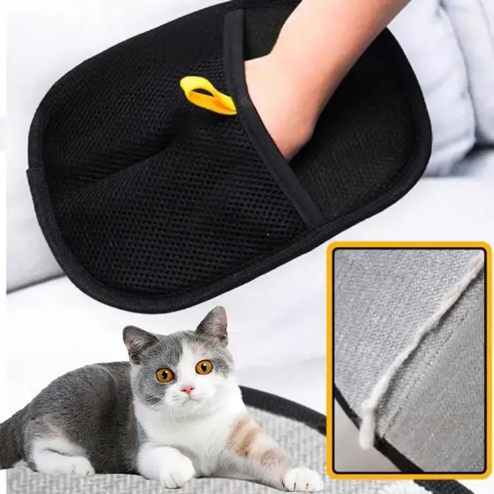 Gants de toilettage pour animaux de compagnie
