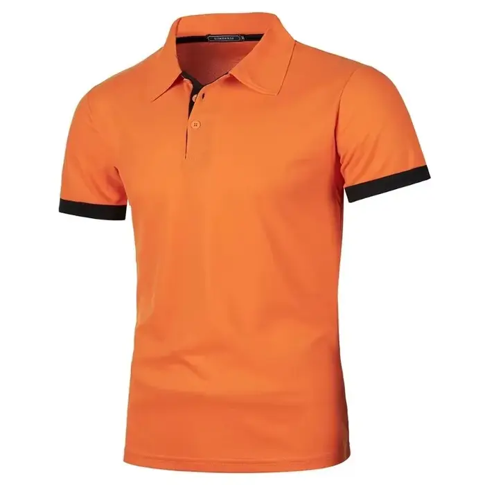 Polo d'été à manches courtes pour hommes, t-shirt de Sport, séchage rapide, athlétique, entraînement