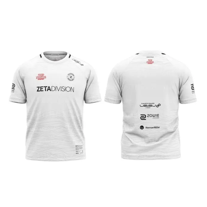 T-shirt d'été décontracté à manches courtes pour homme et femme, style E-Sports Zeta Division Team, 