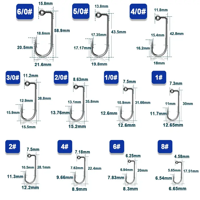 Hameçon de pêche à 90 degrés, 50 à 200 pièces, en acier à haute teneur en carbone, à longue tige, mo