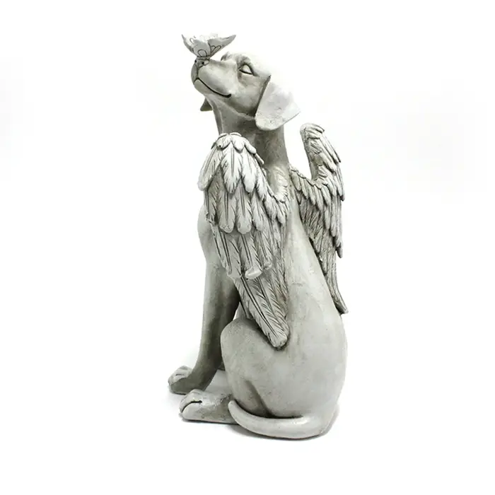 Statue commémorative de chien ange 1 pièce, pierre commémorative pour animaux de compagnie pour chie