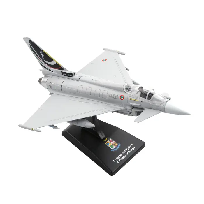 Modèles d'avions en alliage moulé sous pression de 16 cm, échelle 1/100, Eurofighter Typhoon EF-2000