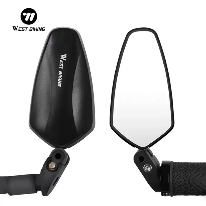 WEST BIKING 1 PC rétroviseur de vélo de sécurité grand Angle vtt guidon rétroviseurs 360 ° Accessoir
