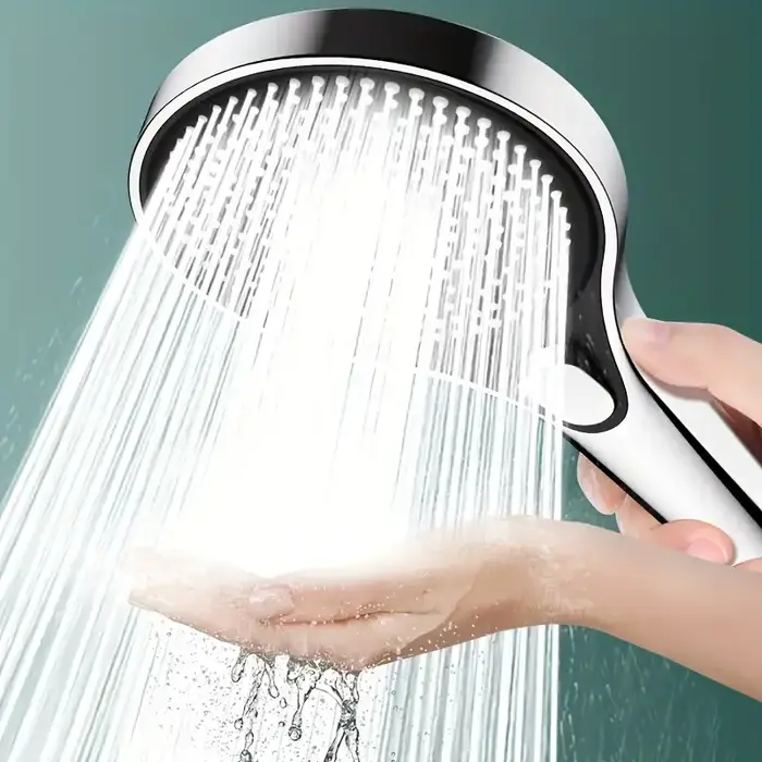 Pomme de douche haute pression trois vitesses grand panneau puissante universelle salle de bain set combinaison