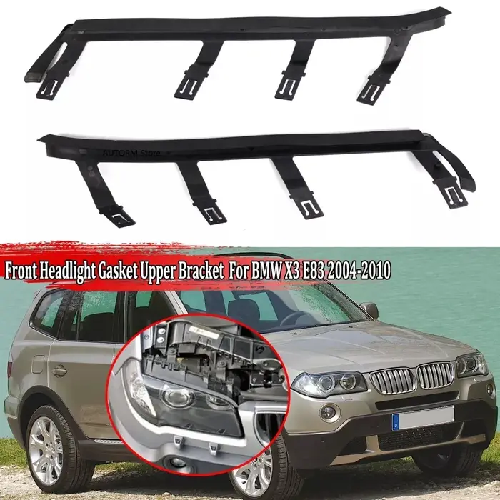 Paire de bandes d'étanchéité pour phares, joint étanche, pièces de voiture pour BMW X3 E83 2004 – 20
