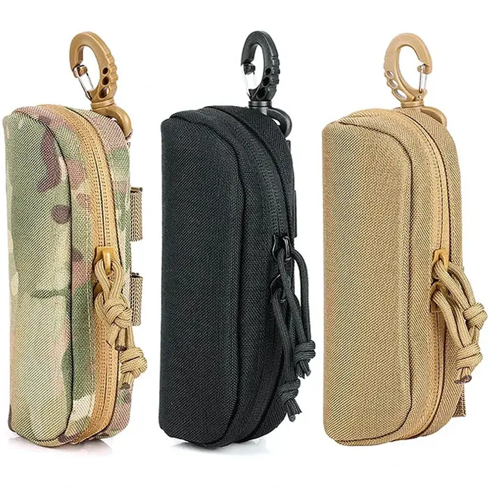 Étui à lunettes tactique MOLLE pour chasse - Boîte de protection anti-choc pour lunettes de tir et lunettes de soleil