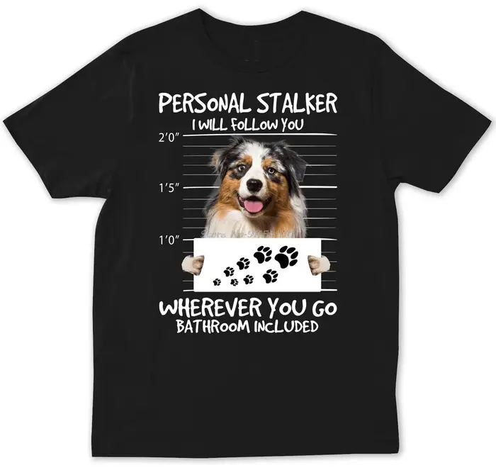 Aussie – T-shirt pour homme, Streetwear Harajuku, amusant, cadeau de berger australien, pour elle, p