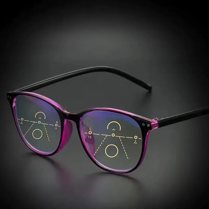 Lunettes de lecture multifocales progressives 3 en 1 pour femmes, faciles à regarder de loin et de p