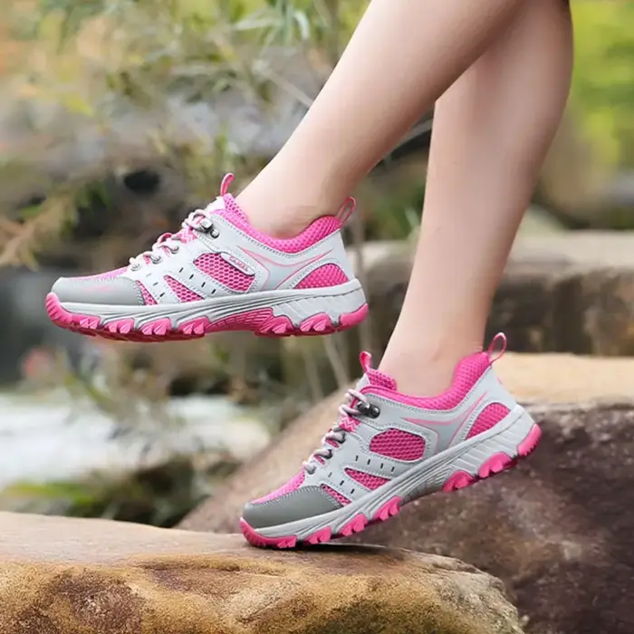 Offre spéciale marque chaussures de randonnée pour hommes femmes chaussures de Trekking baskets d'ex