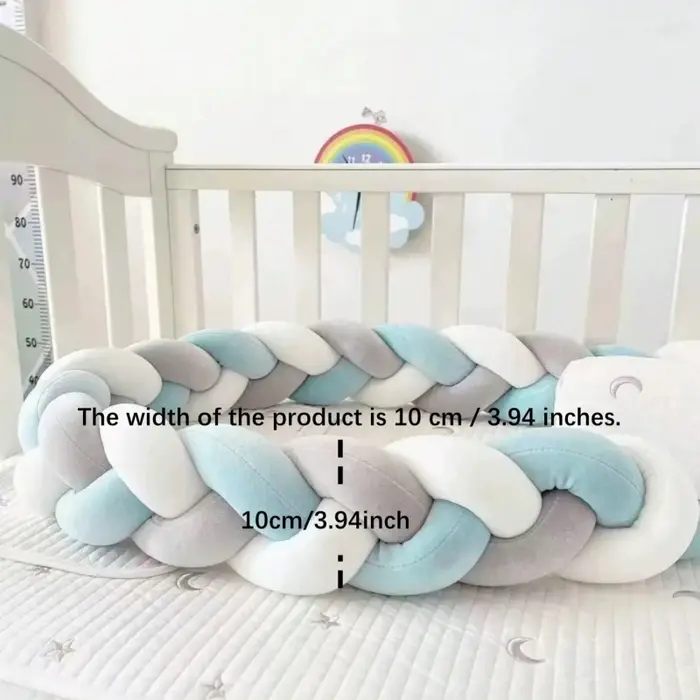 1M/2M/3M/4M bébé berceau pare-chocs protecteur lit tresse noeud coussin pour nourrissons enfants act