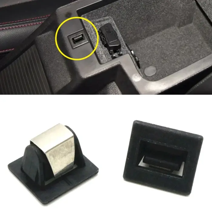 Pour citroën C5 2010-2016 une pièce voiture accoudoir Central boîte boucle couvercle Clip 7591GL