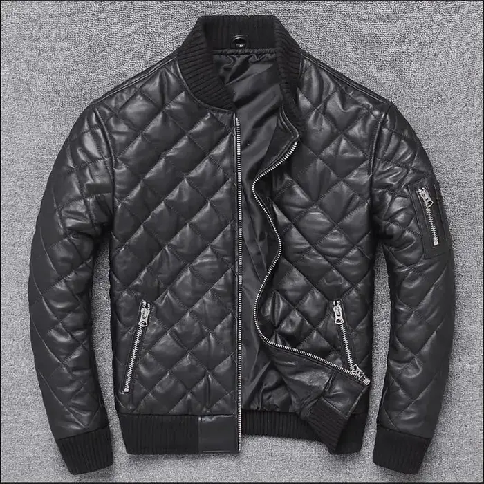Haut de la boutique LNY-Veste en cuir véritable classique et décontractée, manteau populaire en coto