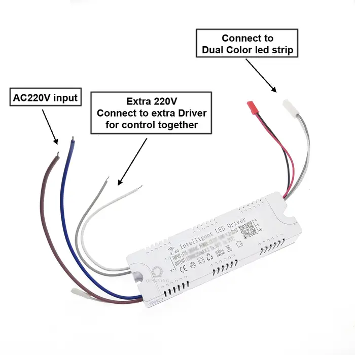 Technologie de pilote LED intelligente pour plafonnier, variateur et modifiable, télécommande RF, do