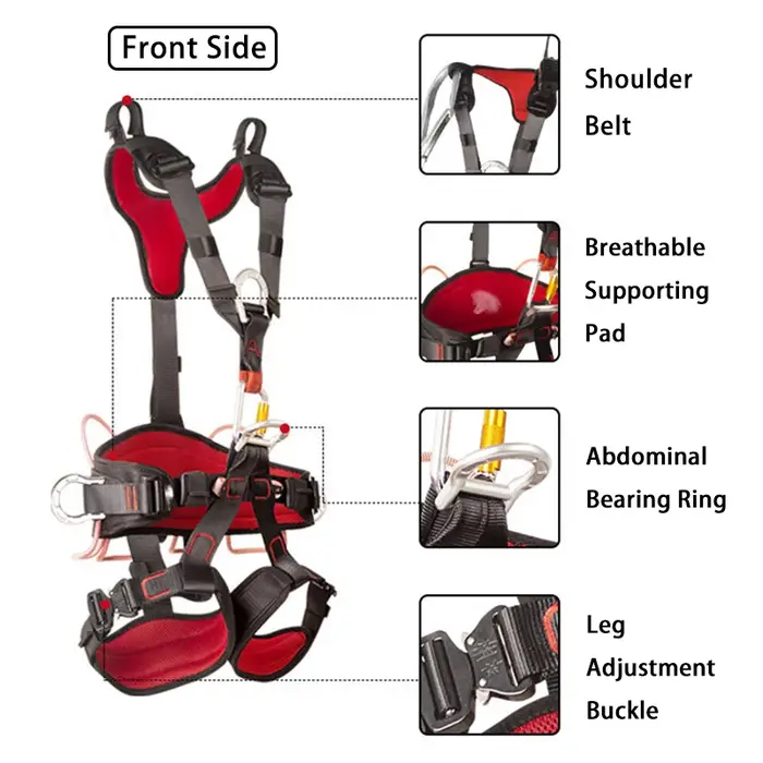 Ceinture de sécurité professionnelle SFP pour la construction, équipement d'assemblage complet, prot