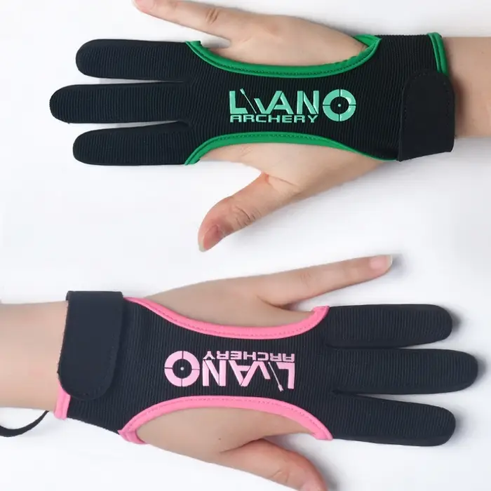 Gants de protection 3 doigts pour tir à l'arc et chasse - Accessoire de protection essentiel