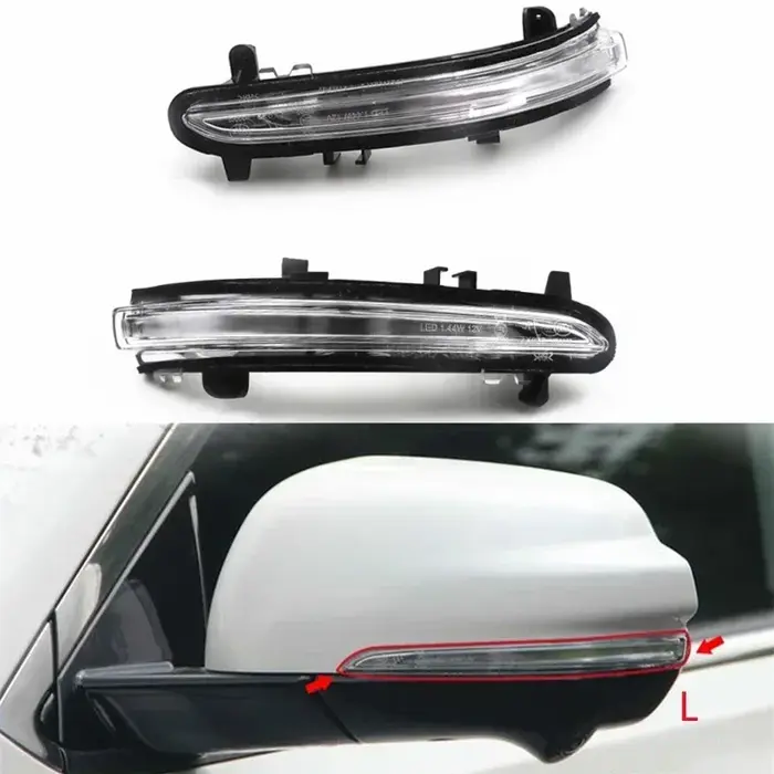 Rétroviseur extérieur lampe clignotant LED vue arrière avec ampoule pour GAC Trumpchi GS7 GS8 GM8 20