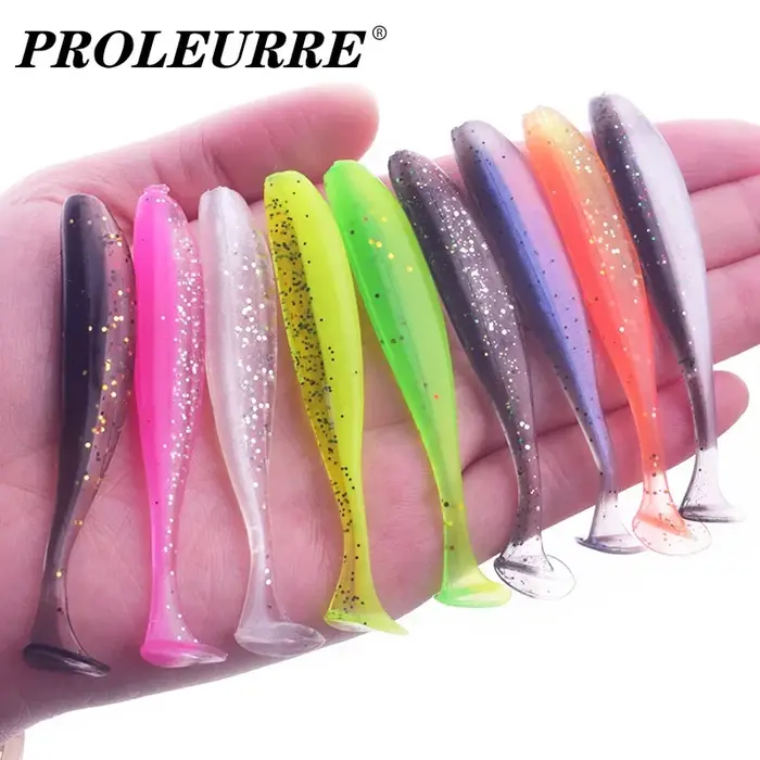 Proleurre ver de pêche leurre souple facile méné leurres en Silicone appât en caoutchouc artificiel 
