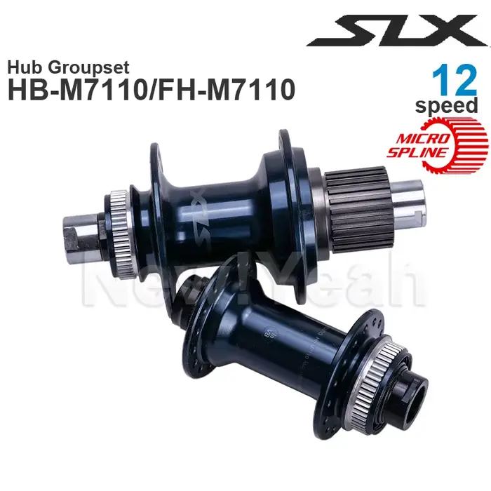 SHIMANO – ensemble moyeu avant 110 100x15mm et arrière 148 142x12mm, 12 vitesses, SLX M7100 M7110