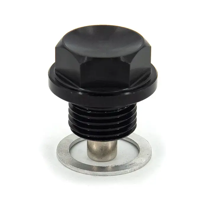 Boulon de vidange d'huile magnétique en aluminium, écrou de vidange de puisard, M8, M10, M12, M14, M