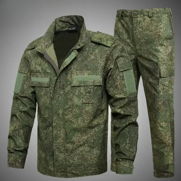 Costume de Camouflage russe pour hommes, ensemble de vêtements d'extérieur résistants à l'usure pour