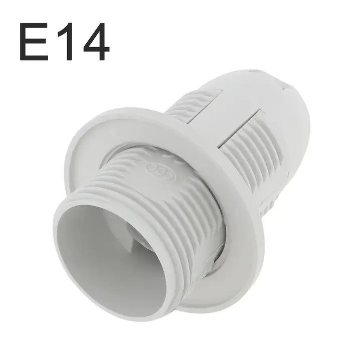Support de lampe E14, adaptateurs de douille de lumière, basse de lampe, coque en plastique isolante