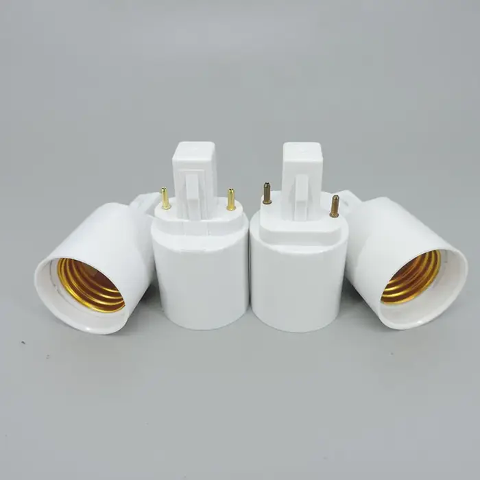 Adaptateur d'alimentation ABS LED AC G23 G24 à E27, prise halogène CFL, convertisseur de Base de lam