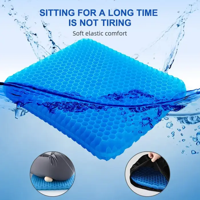Collection AliExpress Un design en nid d'abeille respirant d'été coussin de gel pour soulager le dos