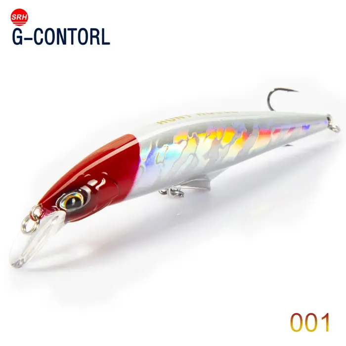 Hunthouse Original g-control vairon Wobblers leurre de pêche coulant lent appât dur 120mm 41g eau sa